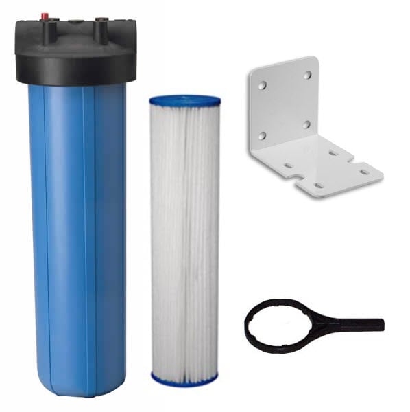 Big Blue Filter 1 Micron Absolute Cyst Water Filter 4.5" x 20" 1" NPT Questions & Answers